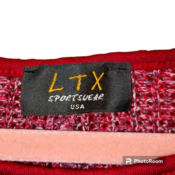 LTX Knit Sweater Pullover Long Sleeve Casual Top‎ Purple Size L SKUW238 - Picture 3 of 4